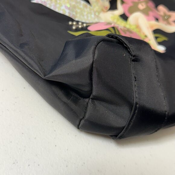 Tinkerbell Tink Black Shoulder Bag Purse Disney Peter Pan - Vintage READ - Picture 4 of 16